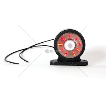 Svítilna obrysová diodová, transparentní sklo WAS W56WW/516J