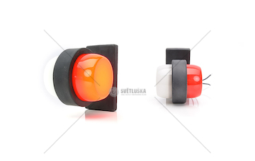 Svítilna obrysová LED 12-24V krátká WAS W74.2N/809II