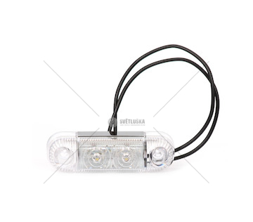 Svítilna obrysová diodová bílá 2 LED WAS W61/282