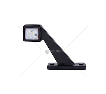 Svítilna obrysová diodoSvítilna obrysová LED bílo-červená zkosená levá HORPOL LD435/Lvá bílo-červená zkosená HORPOL LD435/L