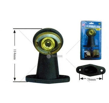 Svítilna obrysová LED rovná střední 114MM TANGDE TD03-63-010