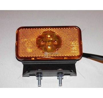 Svítilna obrysová LED rovná žlutá s rukojetí SERTPLAS D1656L50