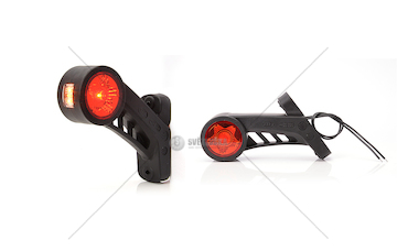 Svítilna obrysová LED zadní W77.2 hvězdy 12-24V levá WAS 890L