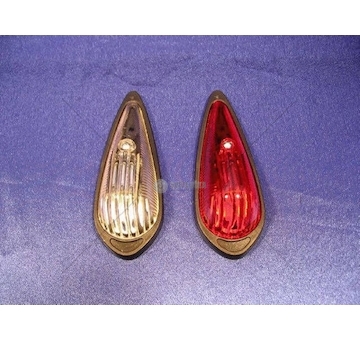 Svítilna obrysová LEZKA bílá velká SERTPLAS 0064L/BIALA