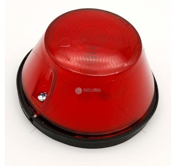 Svítilna obrysová nízká WE92 červená WAS WE92/CZ