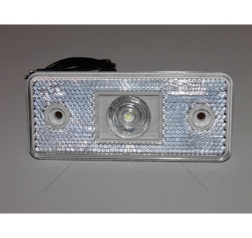 Svítilna obrysová přední diodová 24V bílá WAS W17/24V/BIALA