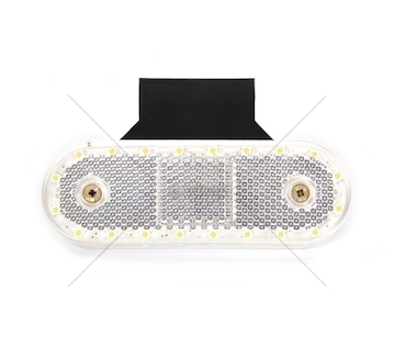 Svítilna obrysová přední diodová bílá s držákem WAS W47U