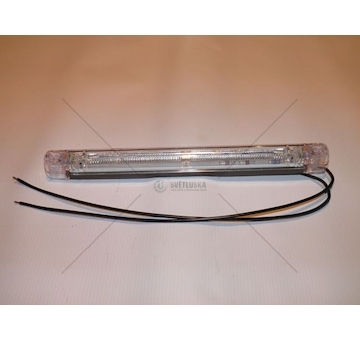 Svítilna obrysová přední obdelníková bílá WAS W36