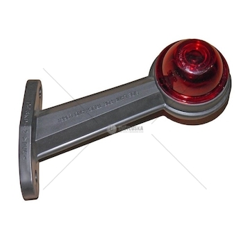 Svítilna obrysová zkosená bílo-červená pravá TANGDE TD03-63-005R