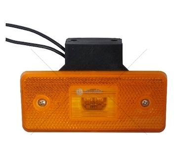 Svítilna obrysová žlutá s rukojetí 8 LED KO CHOU 16-1123