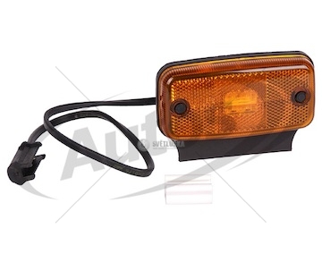 Svítilna poziční 110,8x50,8 l/p led oranžová s držákem 0069400_A