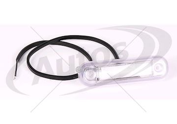 Svítilna poziční 110x30 12v/30v led bílá, oválná 0186253_A