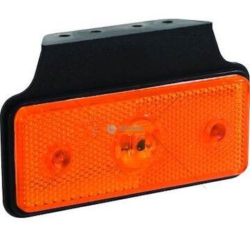 Svítilna poziční 12v/24v 110x45 led oranžová s držákem 0075789_A