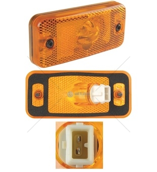 Svítilna poziční 12v-24v/110x50 3w oranžová daf, rvi, iveco 0023366_A