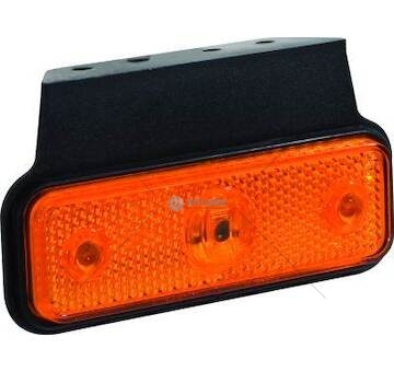 Svítilna poziční 12v/24v 96x30/ 3xled, oranžová, držák 90°, kabel 0,5m 0075790_A