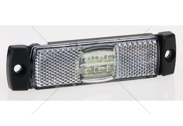 Svítilna poziční 12v/30v 130x32 3xled bílá, kabel 0,5m 0113087_A