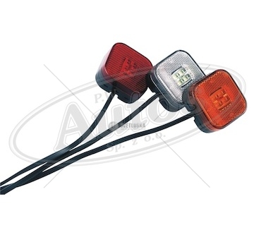 Svítilna poziční 12v/30v 65x65 4xled oranžová s kabelem man tgx 0101306_A