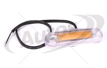 Svítilna poziční 12v/30v led 110x30 oranžová, oválná 0186256_A
