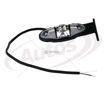 Svítilna poziční 12v/30v oválná led bílá/oranžová/červená 0152996_A
