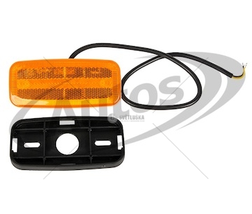 Svítilna poziční 12v/36v led oranžová, s odrazkou a funkcí směrovky, bez držáku s kabelem 0154218_A
