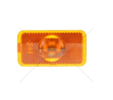 Svítilna poziční 24v 4xled oranžová s odrazkou, amp mcp 2.8 2 pin, 102x54mm, rvi, volvo 0274938_A