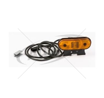Svítilna poziční  24v led, oranžová, držák 90°, kabel 1,5m 0070921_A