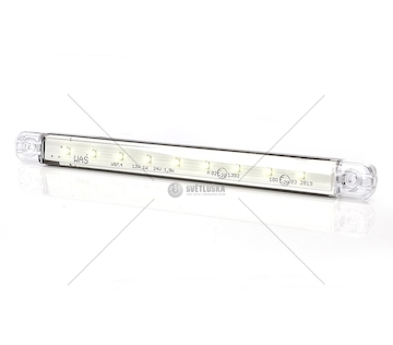 Svítilna poziční bílá přední 9LED WAS W97.4P