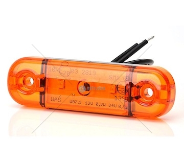 Svítilna poziční boční oranžová LED WAS W97.1/708