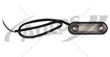 Svítilna poziční ft15b/12v-30v/80x20x22 led bílá s kabelem  0088133_A