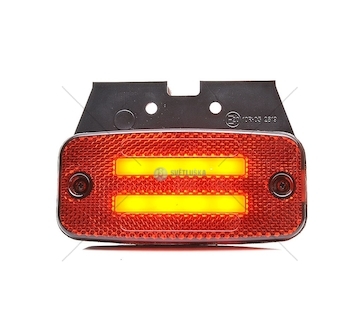 Svítilna poziční přední diodová červená 12V/24V PRZEW WAS W158/1139