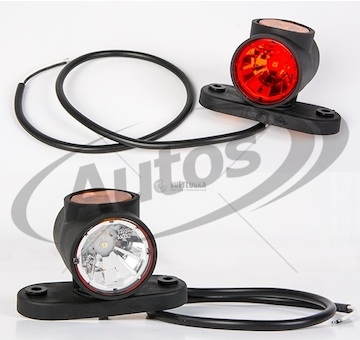 Svítilna poziční - tykadlo l/p 12v/24v 0,7/1,4w led č/b/o, kabel 0,5m 0215715_A