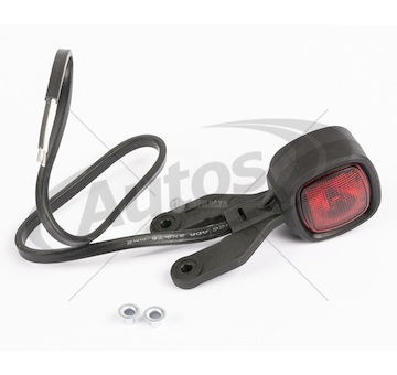 Svítilna poziční - tykadlo l/p 12v/24v č/b, krátká, kabel 0,5m 0258316_A