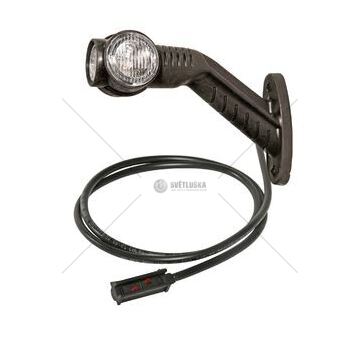 Svítilna poziční - tykadlo l superpoint iii 12v/30v led č/b/o, kabel 0089856_A