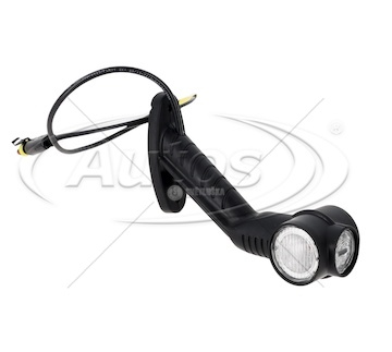 Svítilna poziční - tykadlo l superpoint iii 24v led č /b /o - kabel s 2-pinovou paticí 0252676_A