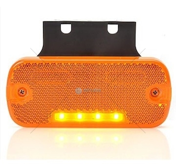 Svítilna poziční W128 oranžová LED vč. odrazky