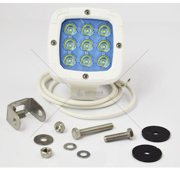 Svítilna pracovní čtvercová diodová bílá FRISTOM FT-036BLED