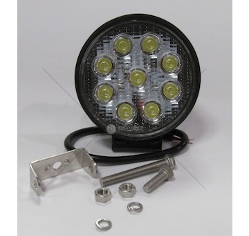 Svítilna pracovní kulatá 9 LED 9X3W  SM12327