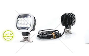 Svítilna pracovní LED hranatá 12-24V 12LED 60W WAS W130/1207