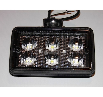 Svítilna pracovní obdélníková 6 LED 6X1W černá 7451BM
