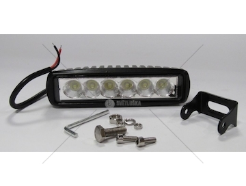 Svítilna pracovní obdélníková 6 LED 6X3W  SM12352