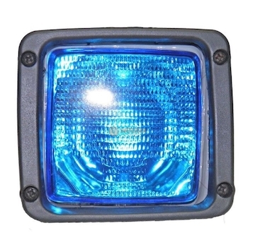 Svítilna pracovní obdélníková malá modrá TANGDE TD01-64-031B