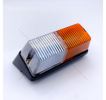 Svítilna přední Zetor dvoudílná Levá kov - obdelník