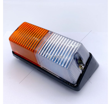 Svítilna přední Zetor dvoudílná Pravá kov - obdelník