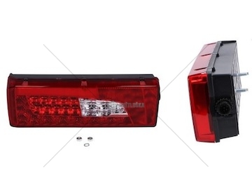 Svítilna SCANIA CR-R LED levá, osvětlení SPZ, bez signalizace couvání