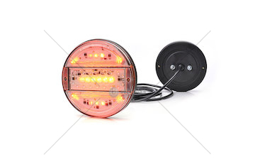 Svítilna sdružená LED kulatá WAS W95/743