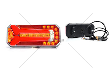 Svítilna sdružená LED zadní 12-24V levá WAS W150/1105L