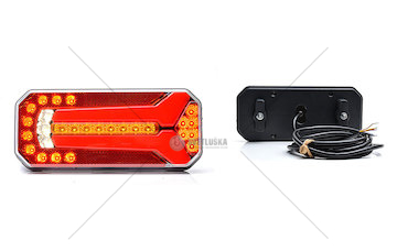 Svítilna sdružená LED zadní 12-24V univerzální  WAS W150/1111L/P