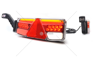 Svítilna sdružená LED zadní 6-funkční 12-24V levá WAS W170/1180