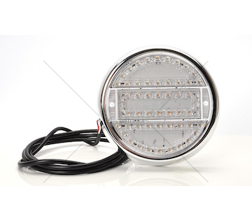 Svítilna sdružená zadní 12-24V LED kulatá WAS W91/751