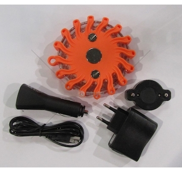 Svítilna varovná kulatá LED světlice MTX BL-2000